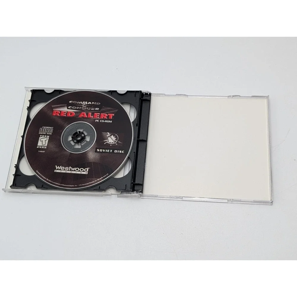 Command and Conquer RED ALERT (PC,‎ 1996) Vintage CD-ROM (Windows 95)